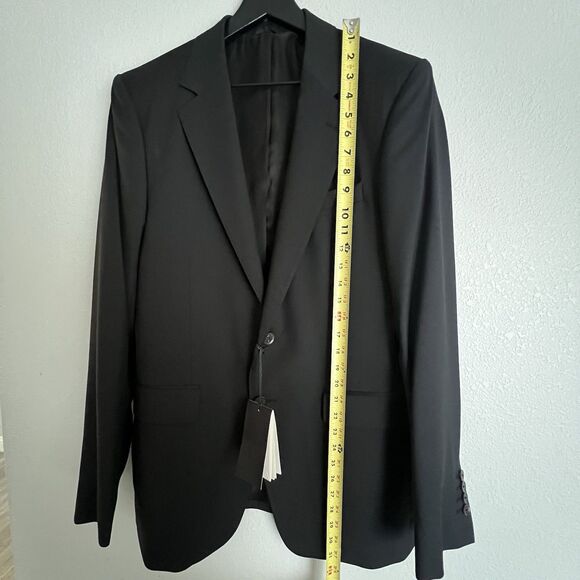 Gucci Uniform Men’s Suit Jacket Size 48 (38 US) Black - Picture 4 of 11